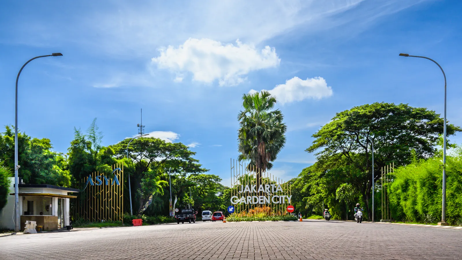Foto ilustrasi gerbang kawasan perumahan